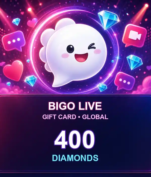 BigoLive Gift Card (Global) 400 Diamonds