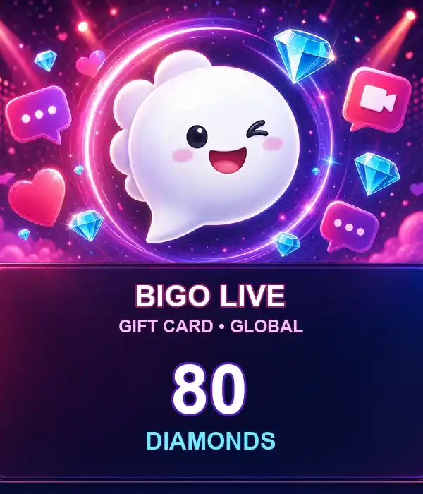 BigoLive Gift Card (Global) 80 Diamonds