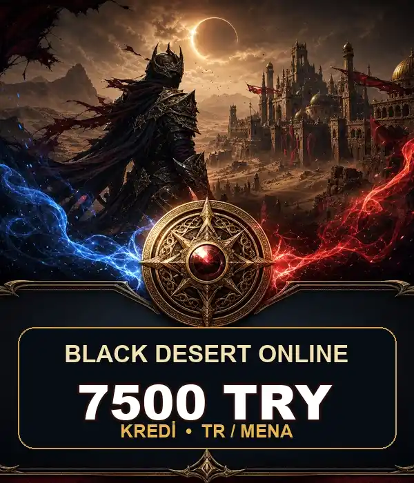 Black Desert 7500 TRY Kredi