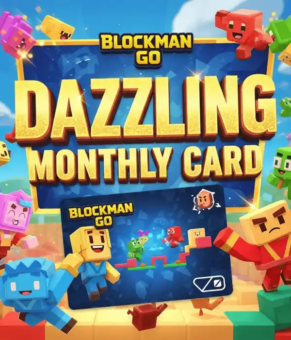 Blockman Go Dazzling Monthly Card