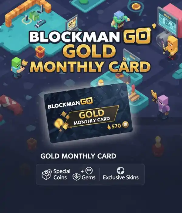 Blockman Go Gold Monatskarte