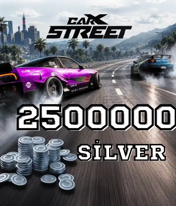 CarX Street 2500000 Silver