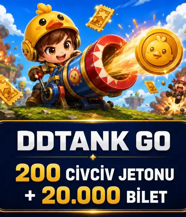 DDTank Go 200 Civciv Jetonu + 20.000 Bilet