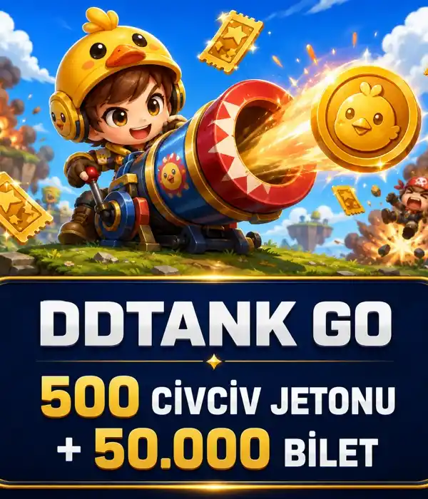 DDTank Go 500 Civciv Jetonu + 50.000 Bilet