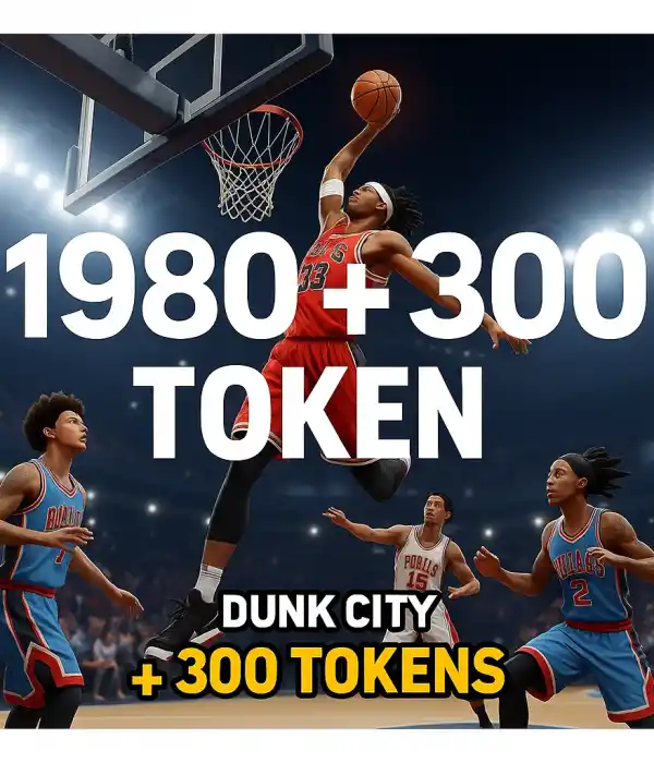 Dunk City Dynasty 1980 + 300 Tokens