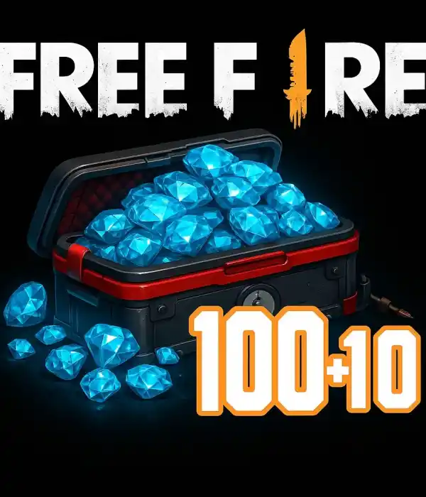Free Fire 100 + 10 Bonus Diamanten Global