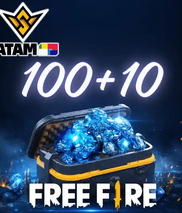Free Fire 100+10 diamantes
