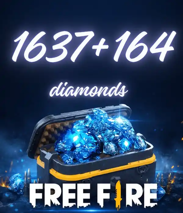 Free Fire 1637 + 164 ماسة إضافية