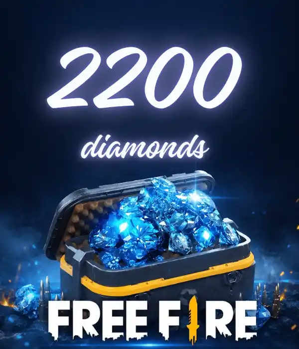 Free Fire 2200 ماسة