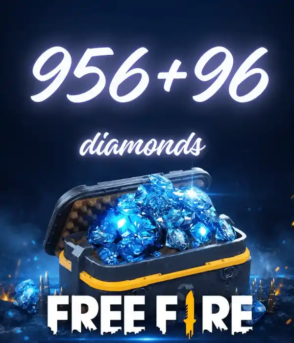 Free Fire 956 + 96 ماسة إضافية