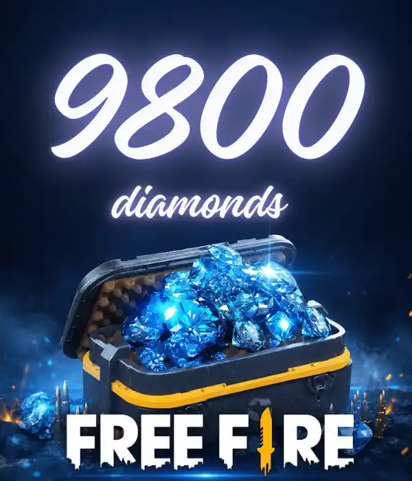 Free Fire 9800 diamants