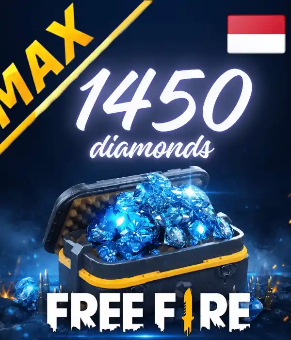 Free Fire MAX ID 1450 diamantes