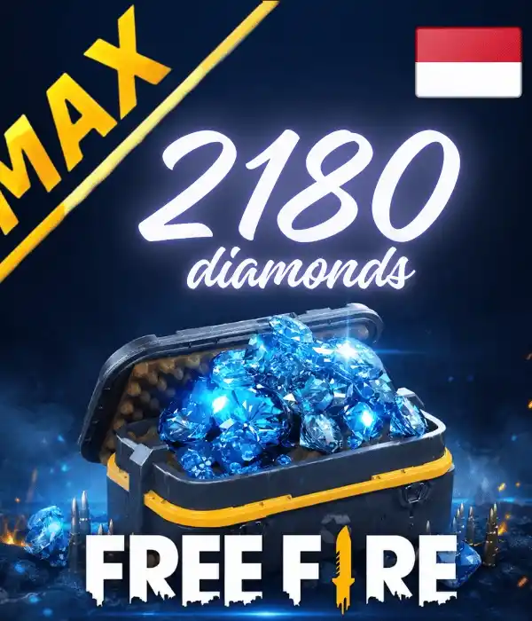 Free Fire MAX ID 2180 diamantes