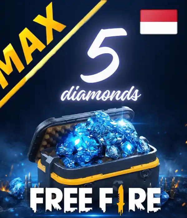 Free Fire MAX ID 5 diamantes