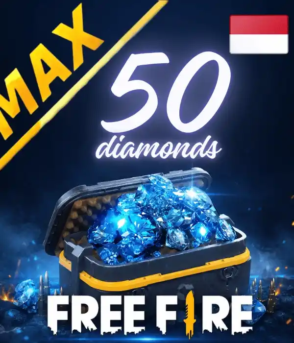 Free Fire MAX ID 50 diamantes