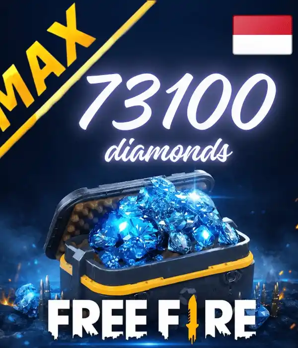 Free Fire MAX ID 73100 diamantes
