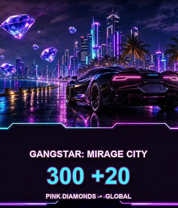 Gangstar Mirage City 300+20 Pink Diamonds