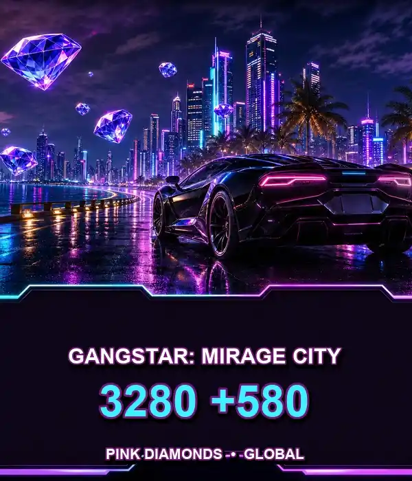 Gangstar Mirage City 3280+580 Pink Diamonds