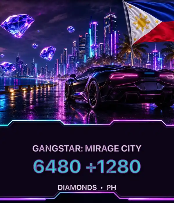 Gangstar Mirage City 6480 +1280 Diamonds