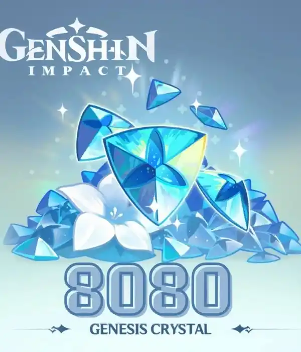 Genshin Impact 8080 Genesis Crystals (US)