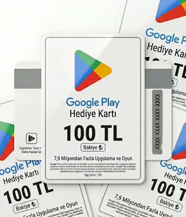 Google 100 TL Play Geschenkgutschein