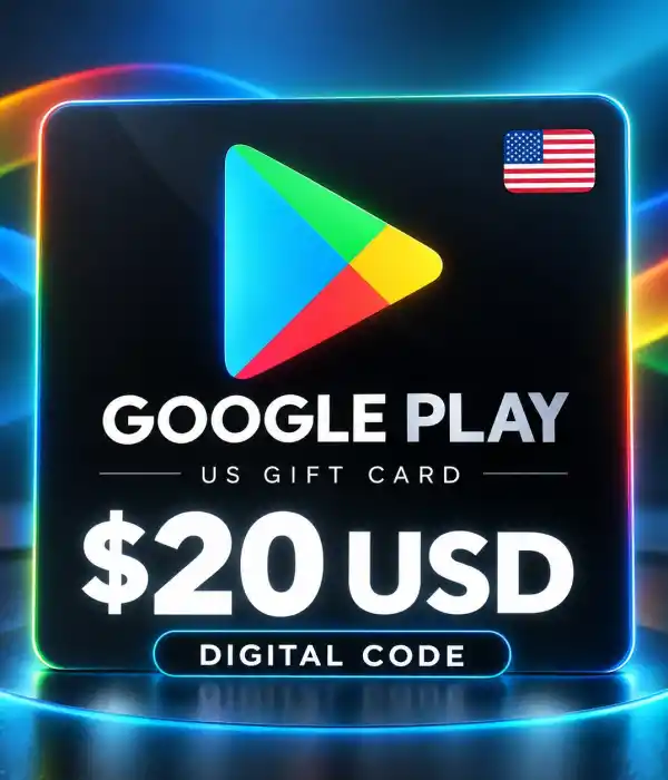 Google 20 USD Play Gift Card