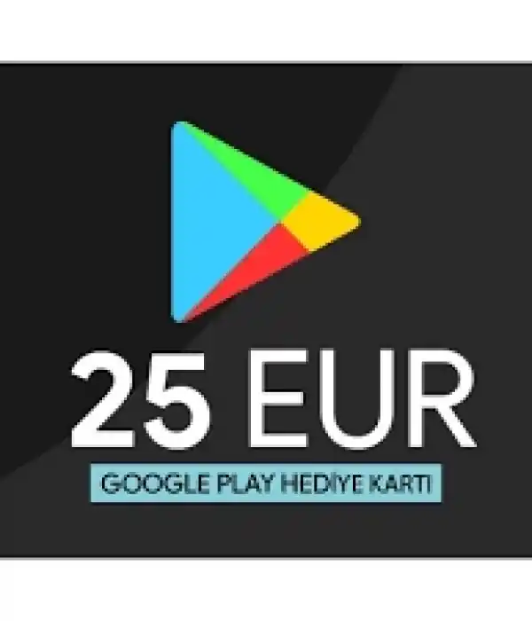 Google 25 Eur Play Hediye Kartı