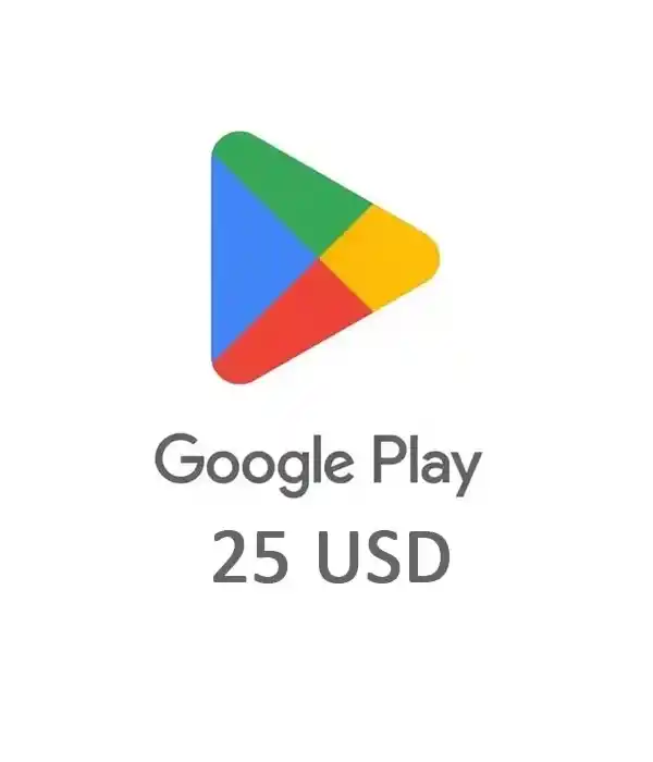 Google 25 USD Play Gift Card