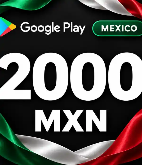Google Play MX 2000 MXN