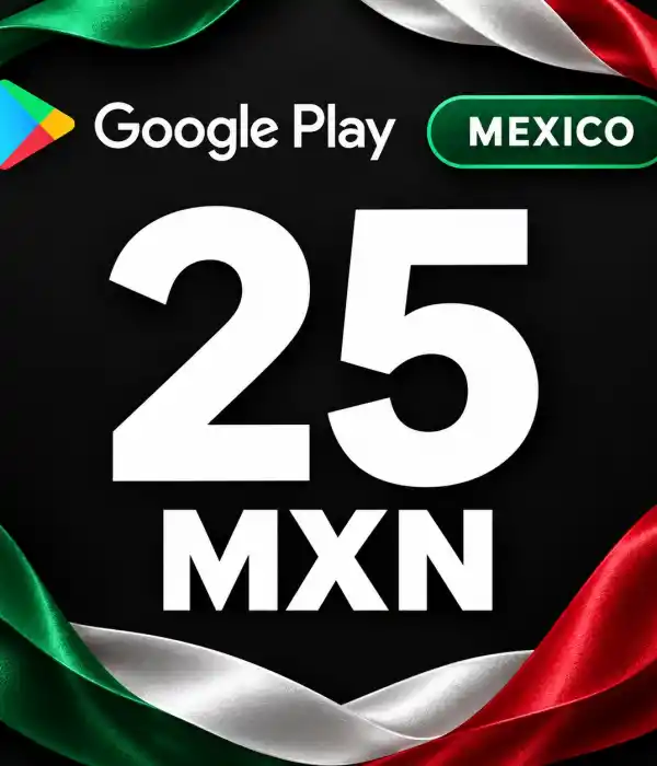 Google Play MX 25 MXN