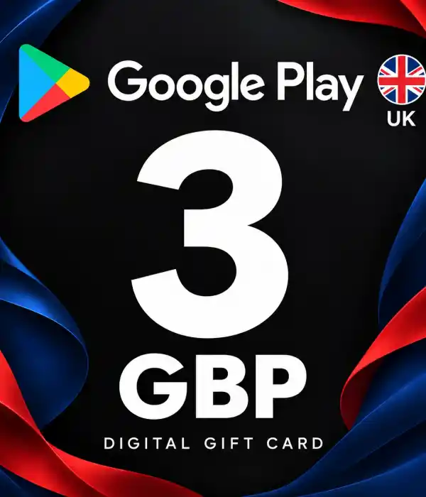 Google Play UK 3 GBP