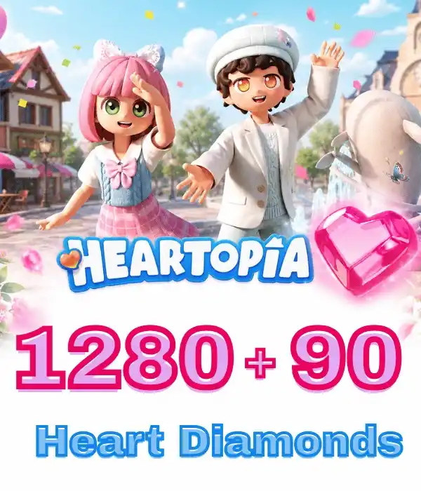 Heartopia 1280+90 Heart Diamonds