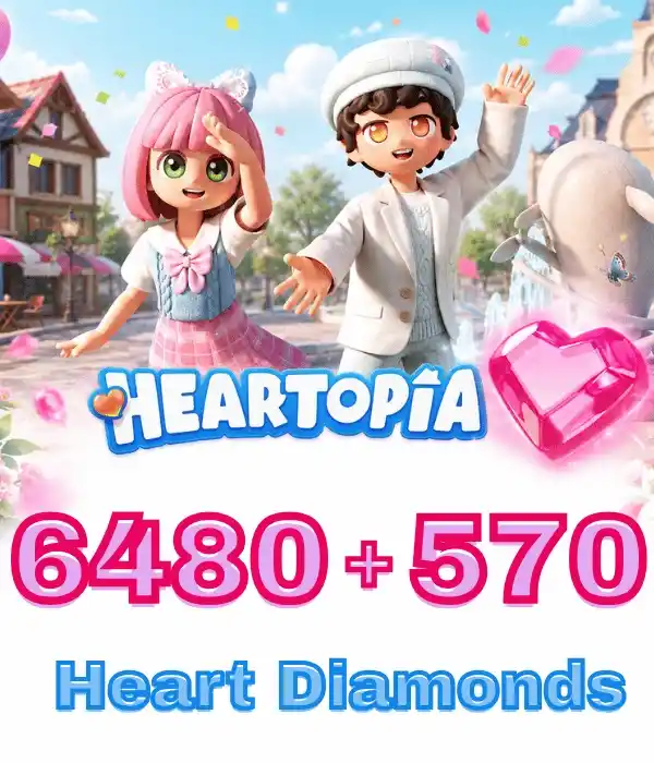 Heartopia 6480+570 Heart Diamonds
