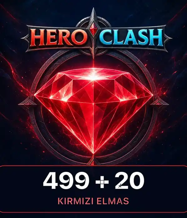 HERO CLASH 499 + 20 Kırmızı Elmas