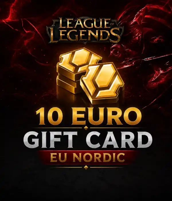League of Legends 10 Euro Geschenkkarte EU Nordic