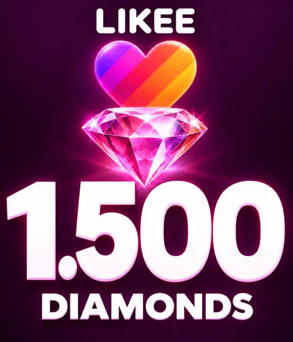 Likee 1.500 Diamonds