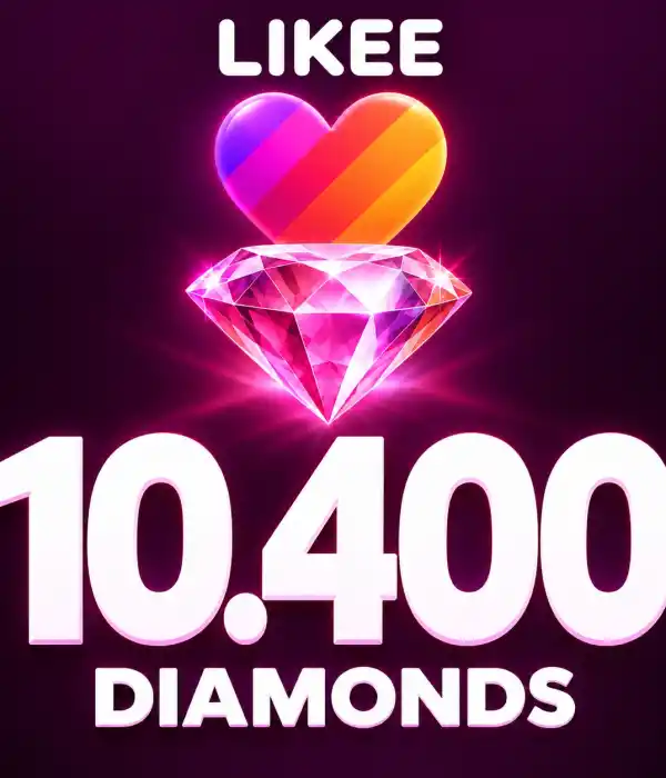 Likee 10.400 Diamonds