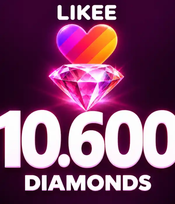 Likee 10.600 Diamonds