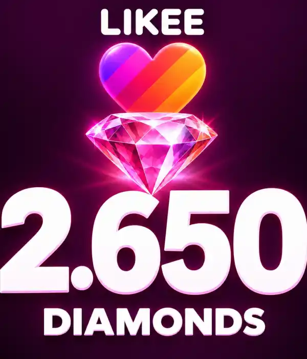 Likee 2.650 Diamonds