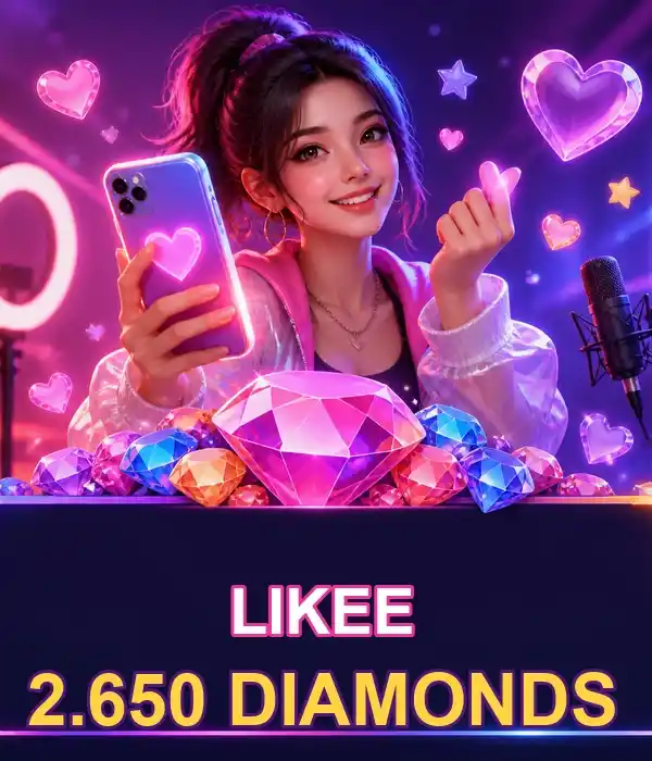 Likee 2.650 Diamonds