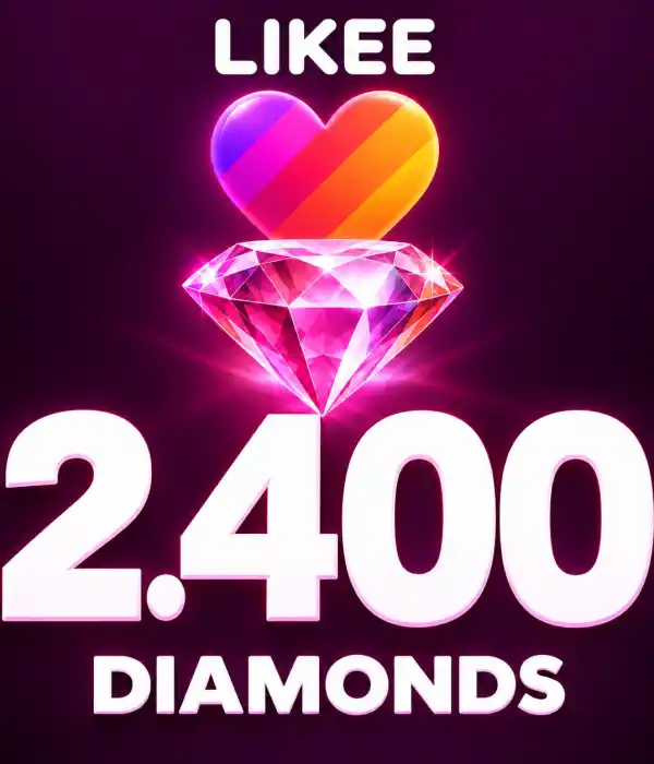 Likee 2.400 Diamonds