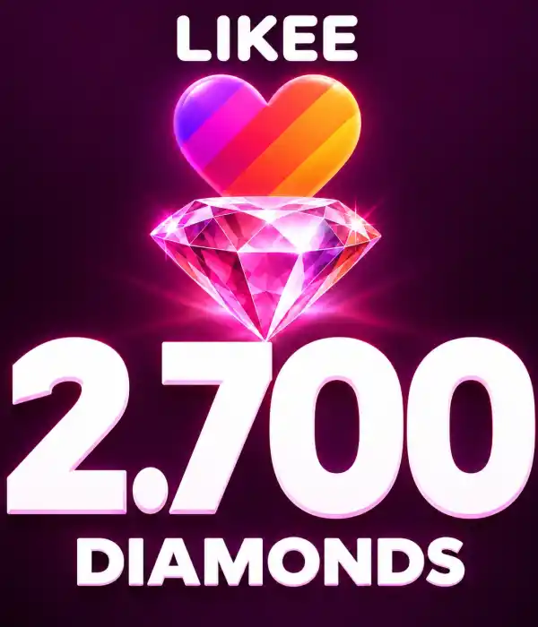Likee 2.700 Diamonds