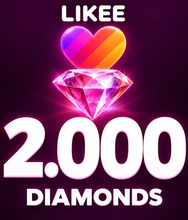 Likee 2.000 Diamonds