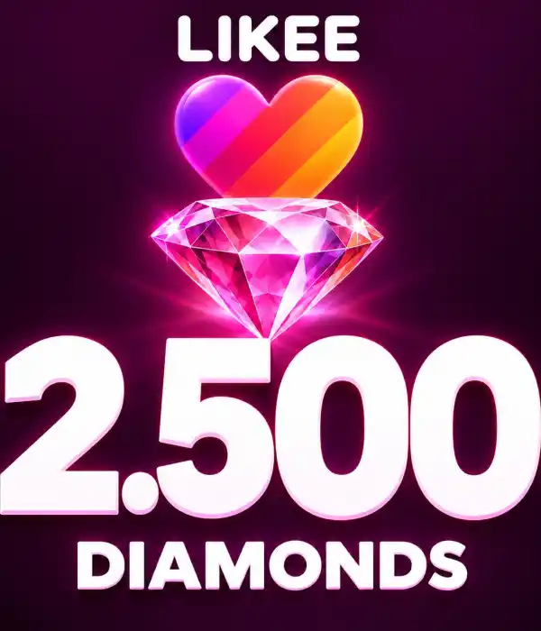 Likee 2.500 Diamonds