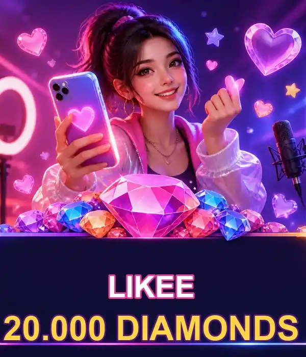 Likee 20.000 Diamonds
