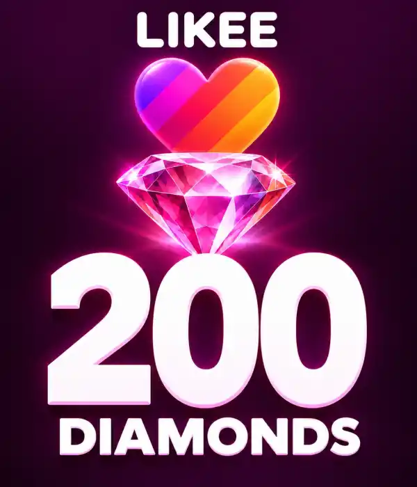 Likee 200 Diamonds