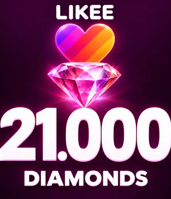 Likee 21.000 Diamonds