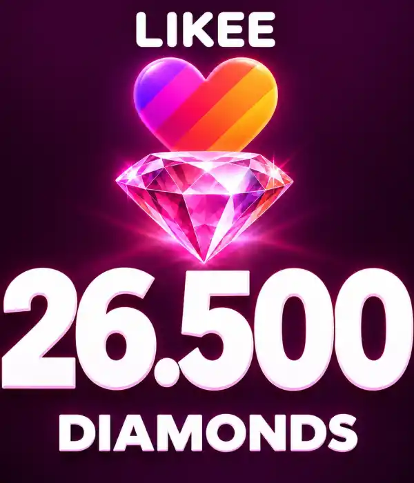 Likee 26.500 Diamonds