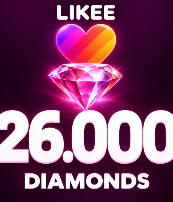 Likee 26.000 Diamonds