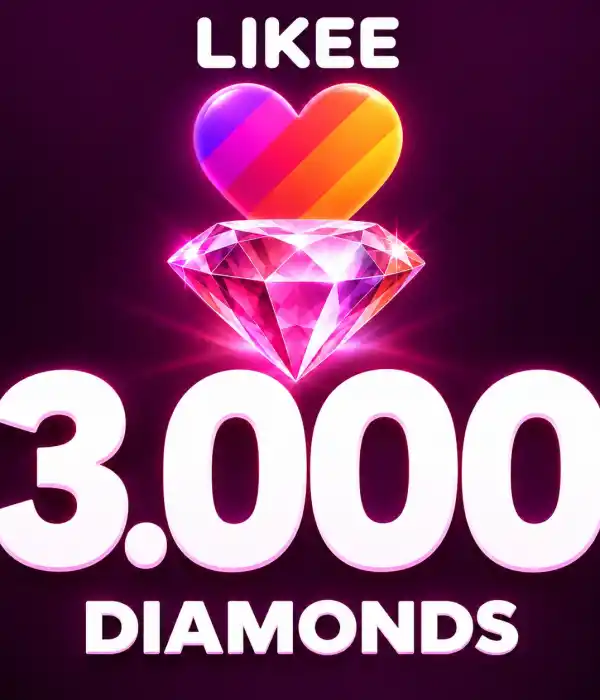 Likee 3.000 Diamonds